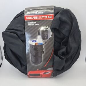 Collapsible Litter Bag - Black